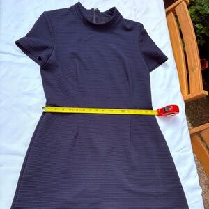 Slate & Willow Navy Blue A-Line Work Minidress XL